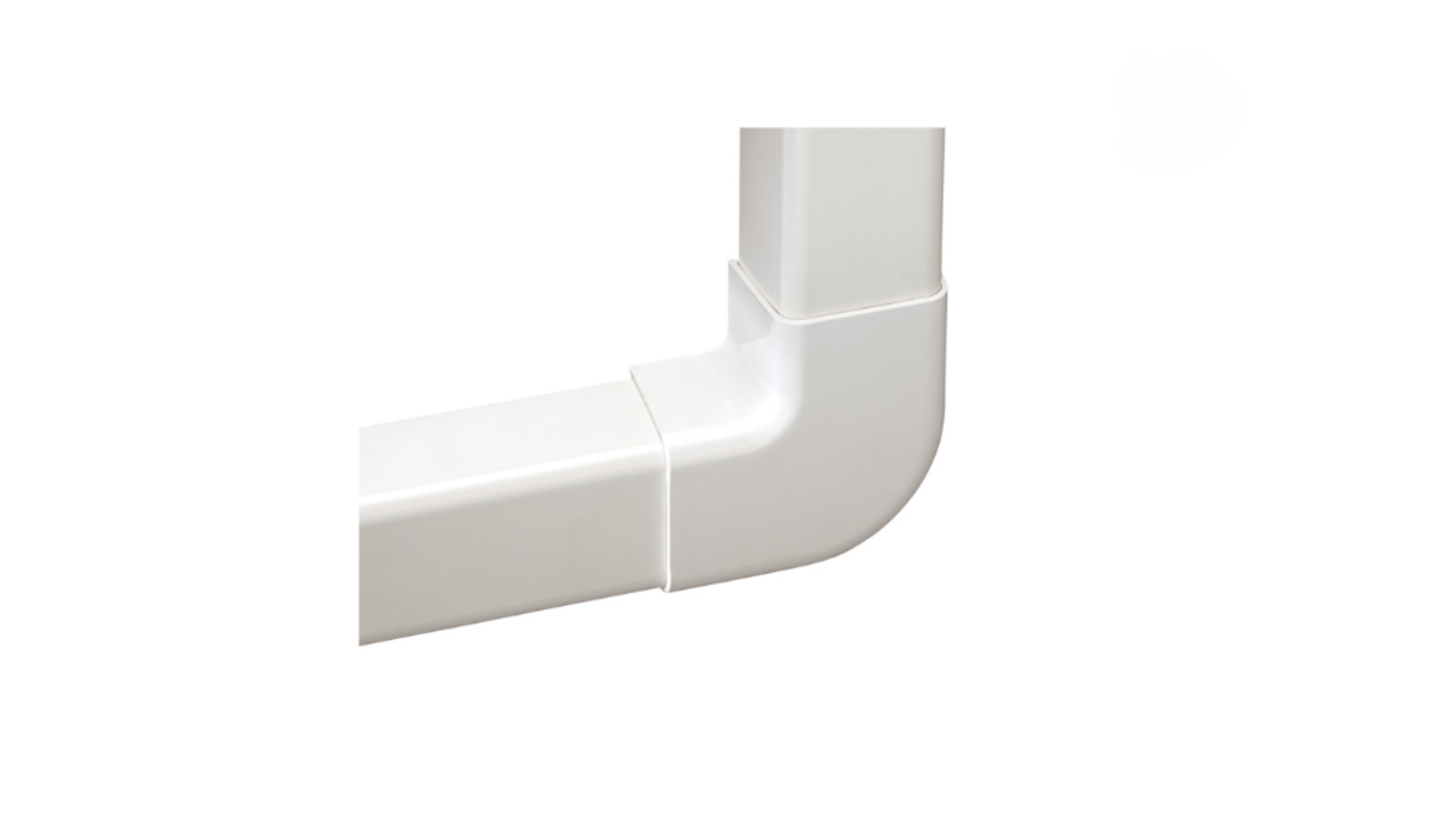 Angle plat 80x60mm Blanc (8 pcs) - IMPERIALE