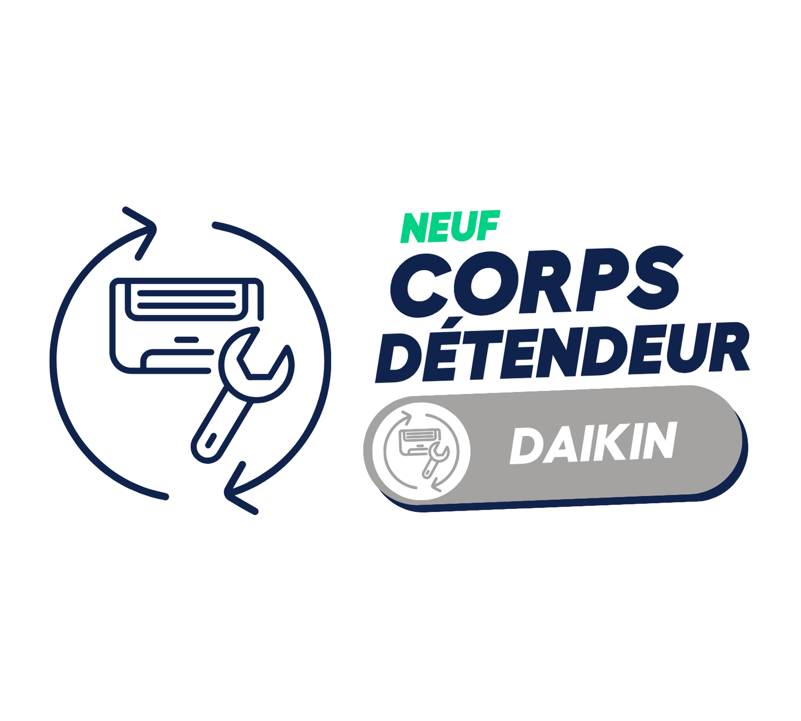 Corps détendeur pour 3MXS52E3V1B / 4MXS80E7V3B / 5MXS90E3V3B2 - DAIKIN