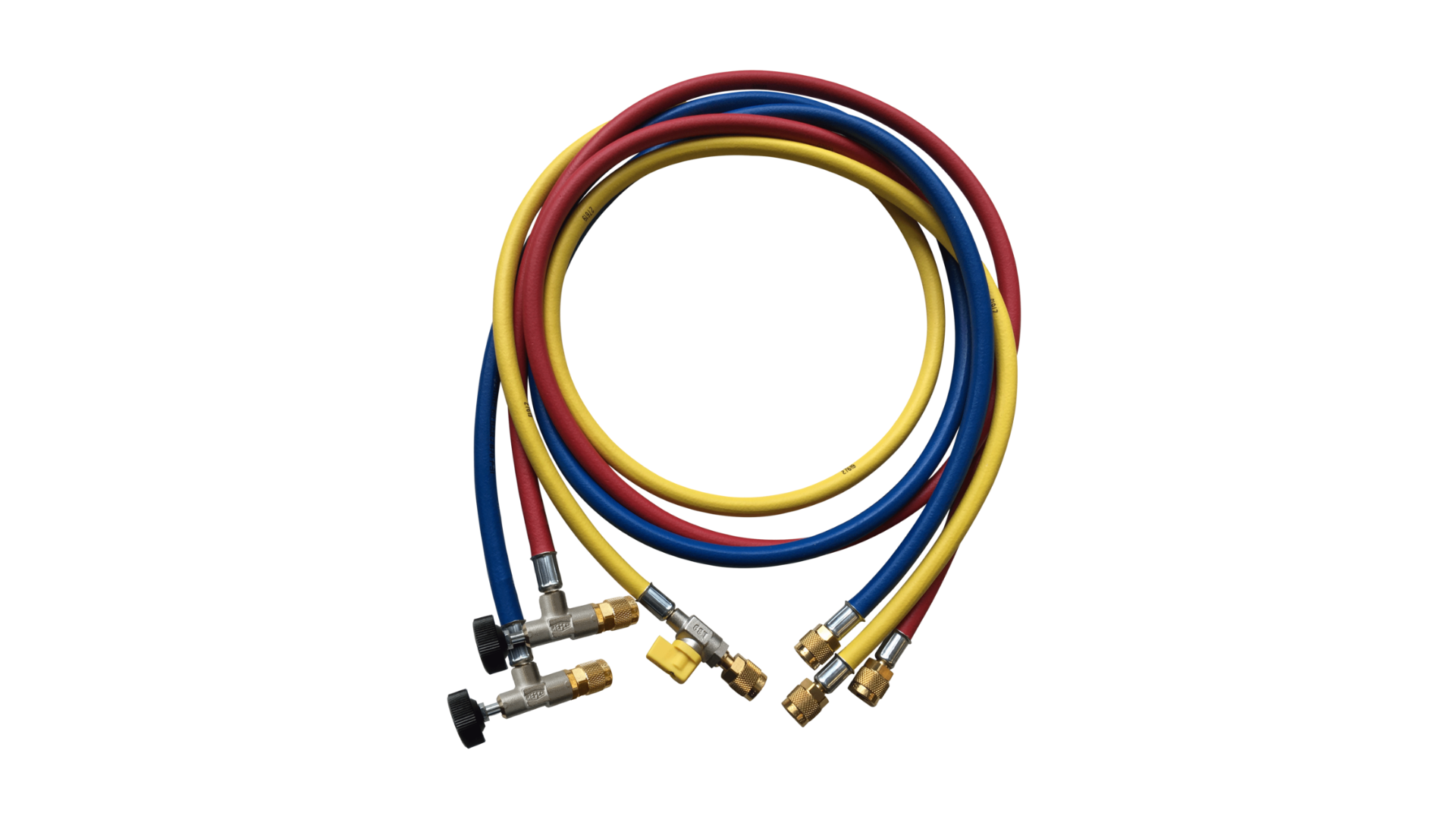 Flexible de charge 1/4 SAE (x3) avec vanne de contrôle d'accès / CCL-60-A-38010 - REFCO