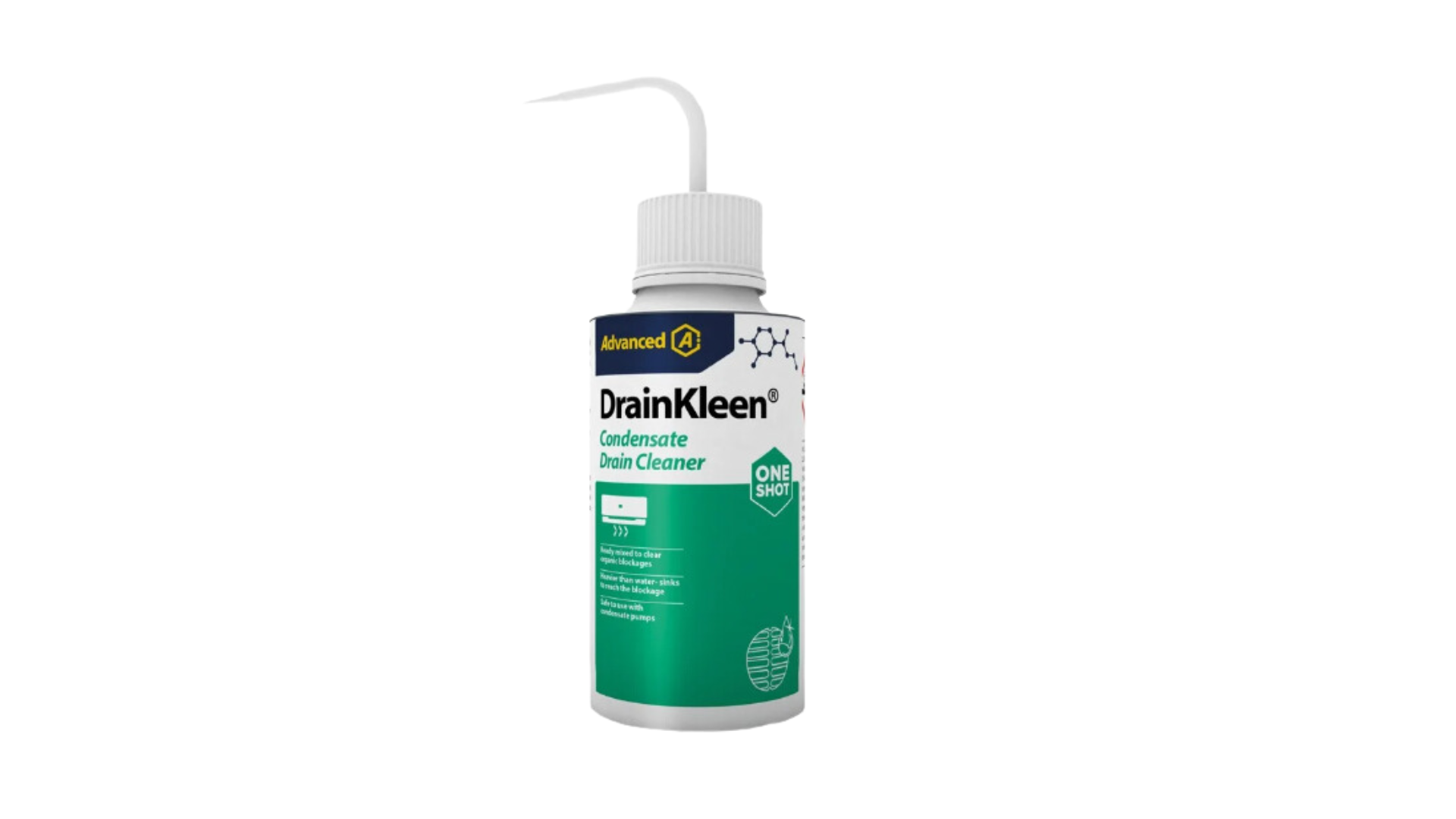 Drainkleen 250ml Nettoyant et déboucher de tuyaux d'évacuation - ADVANCED