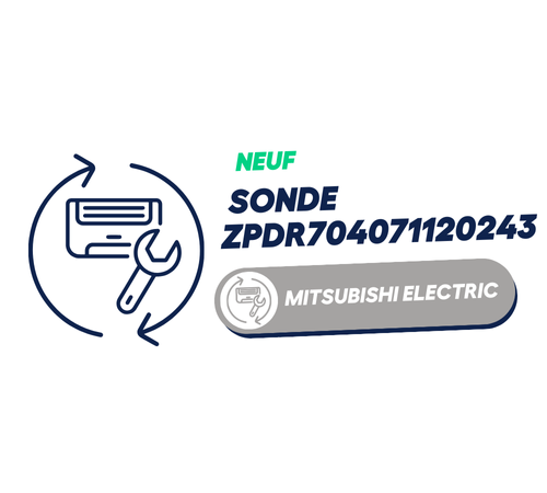 E22C34307 Sonde RT68 (OUTDOOR H/E TEMP.THERMIST) - pour SUZKA35VA2TH / SUZ-KA25VA2.TH / MUZ-EF42VE-E2/E5/ MUZ-HJ50VA-E1 -MUZ-EF35VE-E3- MITSUBISHI ELECTRIC