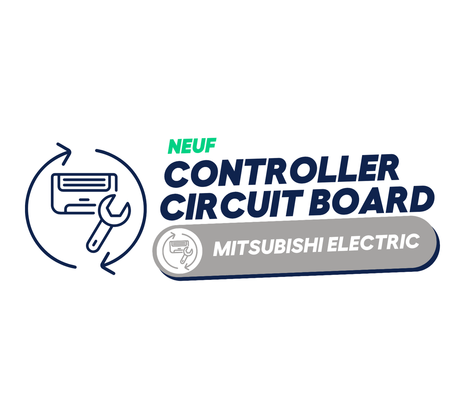 T7WF27315 CONTROLLER CIRCUIT BOARD - PUHZ-ZRP100VKA/ PUHZ-ZRP125VKA/ PUHZ-ZRP140VKA- MITSUBISHI ELECTRIC (neuf)
