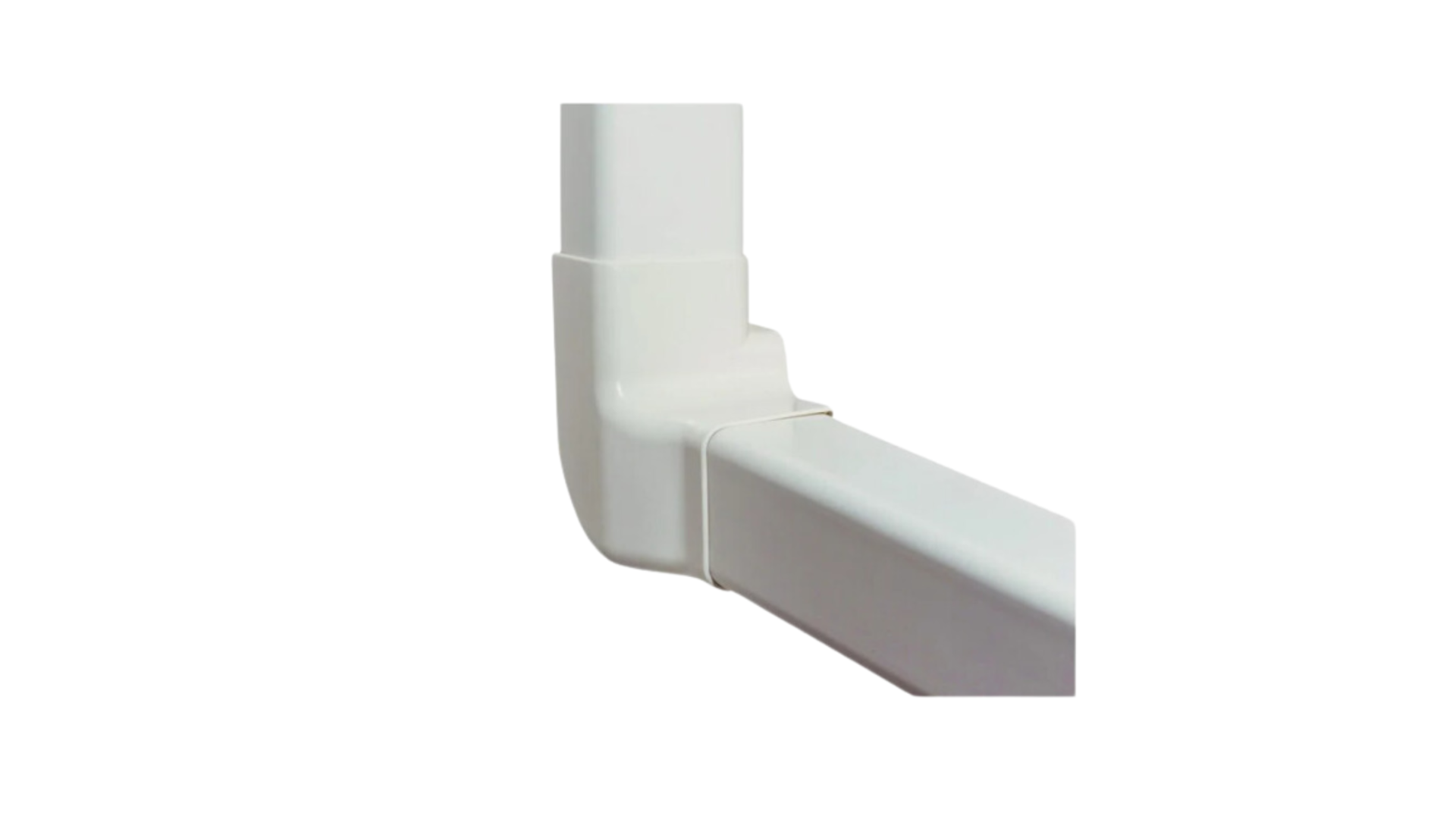 Angle vertical droit 80x60mm Blanc (4 pcs) - IMPERIALE