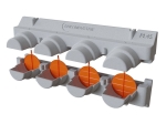 LOT - 4 volets de réglage de débit d'air diamètre 200 mm - BAILLINDUSTRIE