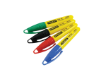 Marqueur couleur à pointe fine (4pcs :  noir, bleu, rouge et vert) - STANLEY