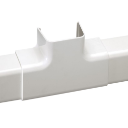 Té d'intersection pour goulotte 80x60 ivoire (4pcs) - IMPERIALE