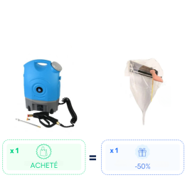Pack 1 Nettoyeur EASYPRO acheté + 1 lot de 3 bâches à -50% - Easyclim