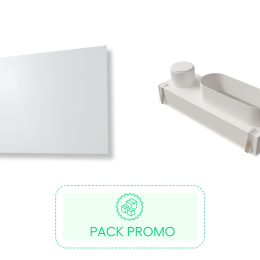 Kit Plénum + Diffuseur de soufflage d'air pour plenum 400x150mm / enjoliveur 600x350mm - BAILLINDUSTRIE