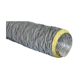 VMC -  Gaine souple Aluminium - Jaquette  PVC - Ø 82 mm - 1 x 6m - ACOMAT VENTILATION