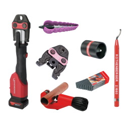 Set Sertisseuse / Compact III >B (kit incluant 8 mâchoires)- ROTHENBERGER