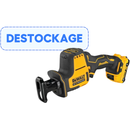 DESTOCKAGE : Scie sabre Compacte XR 12V 2Ah Li-Ion Brushless DeWALT + 2 batteries et 1 chargeur - DEWALT / STANLEY