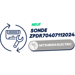 E22C34307  Sonde RT68 (OUTDOOR H/E TEMP.THERMIST) - pour SUZKA35VA2TH /  SUZ-KA25VA2.TH / MUZ-EF42VE-E2/E5/ MUZ-HJ50VA-E1 -MUZ-EF35VE-E3- MITSUBISHI ELECTRIC