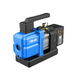 Pompe à vide sans fil 114 L/min en mallette métal sans batterie, sans chargeur, R32 - VALUE